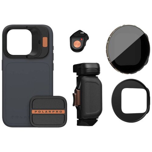 PolarPro LiteChaser 15 Case for iPhone 15 Pro - Filmmaker Collection - Ocean Blue