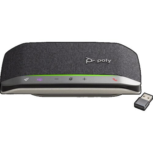 Poly Sync 20+ Personal USB/Bluetooth Smart Speakerphone - Standard, USB-A (BT600) - Gray