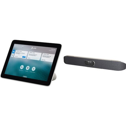 Poly Studio X50 All-in-One Video Bar for Medium Rooms - with TC8 Touch Screen