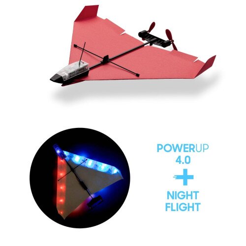 PowerUp 4.0 RC Paper Plane - Nightflight Bundle