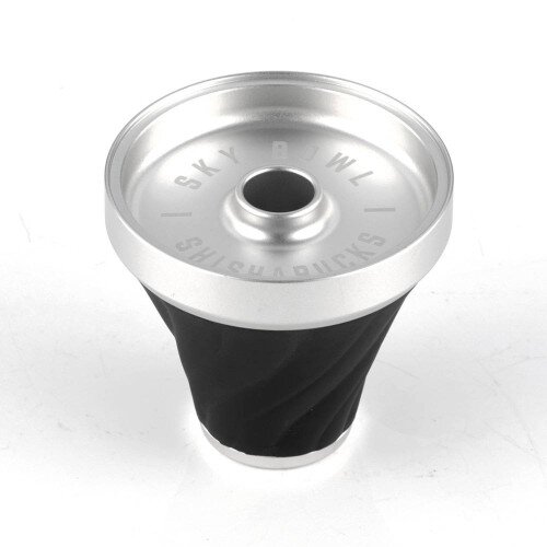 Shishabucks Premium Sky Bowl - Silver - Normal (20-25 Grams)