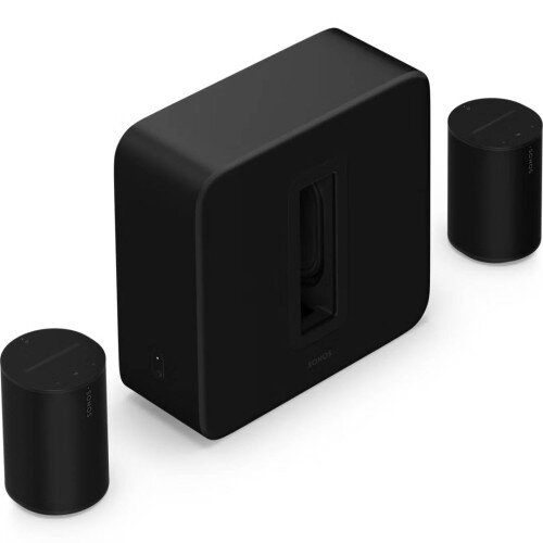 Sonos Premium Home Theater Completion Set Sub 4 and 2x Era 100 - Black