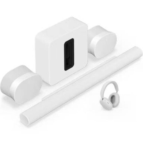 Sonos Premium Personal Entertainment Set with Arc Ultra, Ace, Sub 4 and 2x Era 300 - White