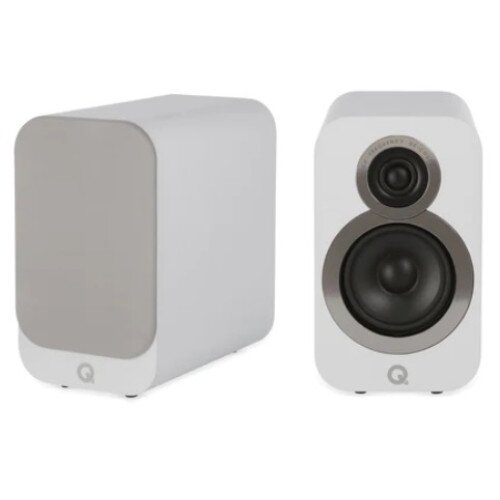 Q Acoustics 3010i Compact Bookshelf Speaker Pair - Arctic White