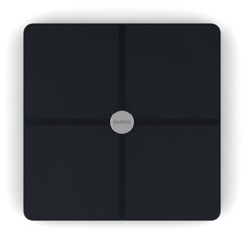 Qardio Base X Smart Body Composition Scale - Volcanic Black