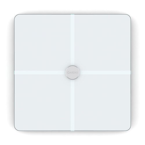 Qardio Base X Smart Body Composition Scale - Arctic White