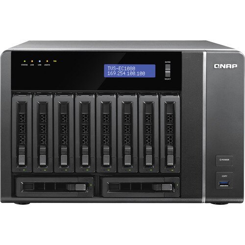 QNAP Enterprise NAS TVS-EC1080 - E3-1245 - 8GB DDR3