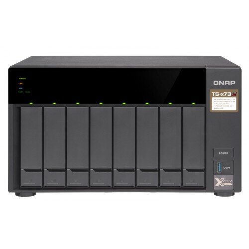 QNAP SMB - Middle-range TS-873 8-Bay NAS - 8GB DDR4