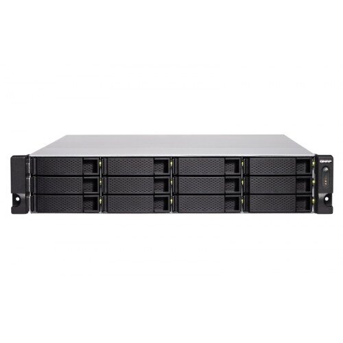 QNAP TS-1277XU-RP-2600-8G-US 12 Bay Diskless Rackmount NAS - AMD Ryzen 5 2600 - 8GB DDR4