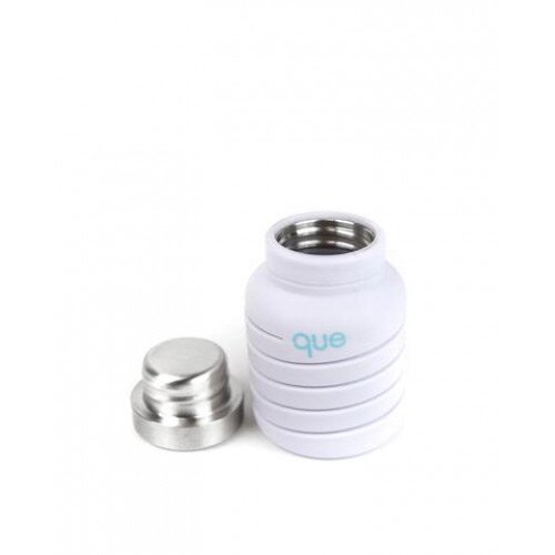 que Collapsible Water Bottle - 12oz - Glacier White