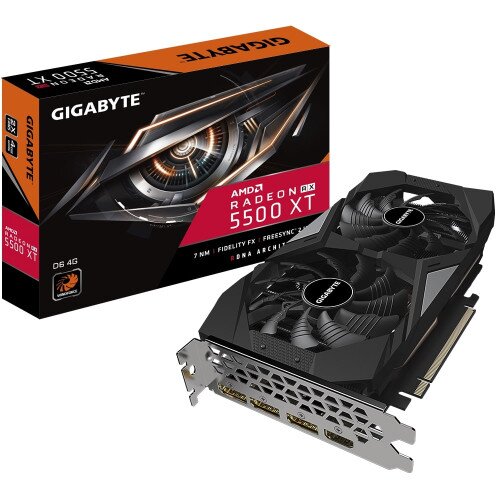 Gigabyte Radeon RX 5500 XT D6 4G (rev. 2.0) Graphics Card