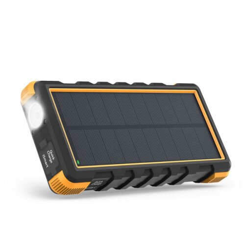 RAVPower 25000mAh Solar Power Bank - Yellow