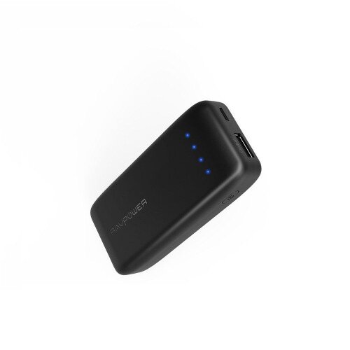 RAVPower Portable Charger 6700mAh Power Bank - Black