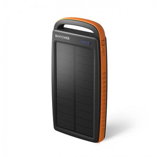 RAVPower Prime 20000mAh Portable Charger 2-Port Solar Power Bank - Orange