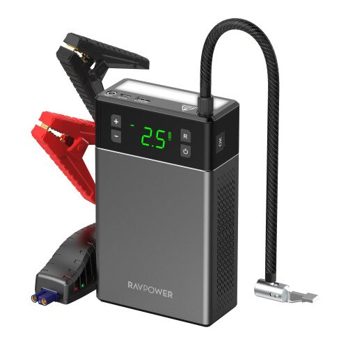 RAVPower RP-PB1213 12000mAh Jump Starter with Air Compressor