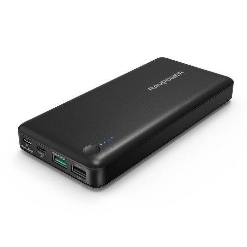 RAVPower USB-C Portable Charger 20100mAh Power Bank with QC 3.0
