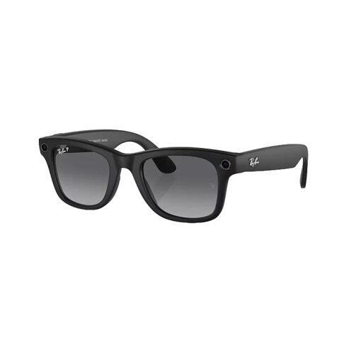 Ray-Ban Meta Wayfarer Sunglasses - Regular - Graphite - Matte Black