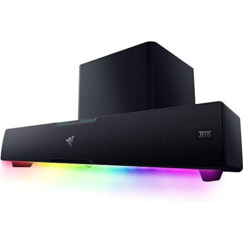 Razer Leviathan V2 Pro AI-Powered Beamforming PC Gaming Soundbar with Subwoofer