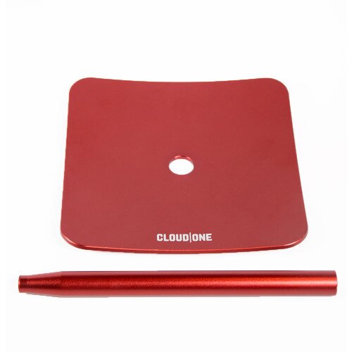 Shishabucks Red Aluminum Tray + Handle combo