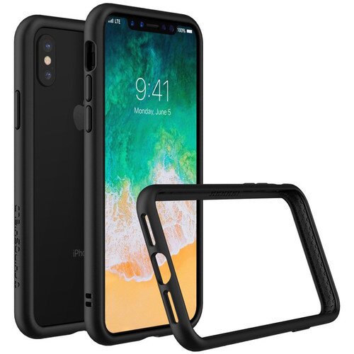 RhinoShield CrashGuard Bumper Case for iPhone X/Xs - Black
