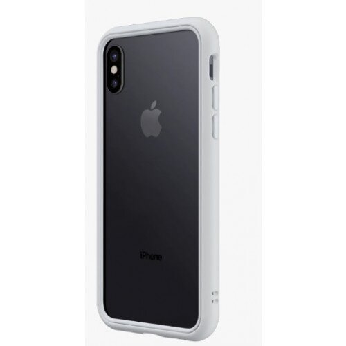 RhinoShield CrashGuard NX Bumper Case - iPhone X - Platinum Gray