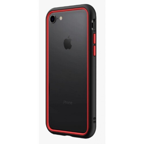 RhinoShield CrashGuard NX Bumper Case - iPhone 8 - Black & Red