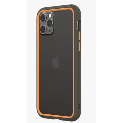 RhinoShield CrashGuard NX Bumper Case - iPhone 11 Pro - Graphite & Orange