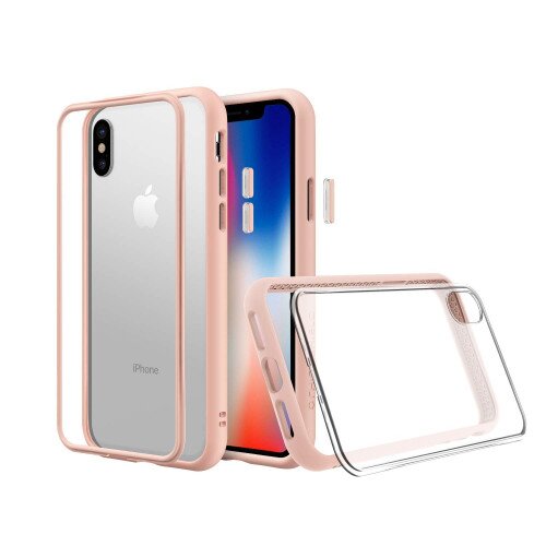 RhinoShield Mod NX Case - iPhone XS - Blush Pink