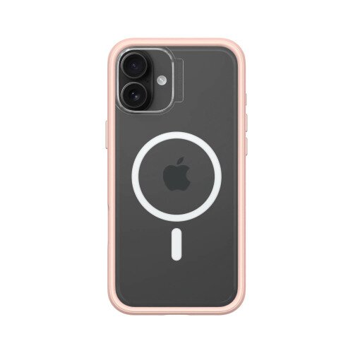 RhinoShield Mod NX Modular Protective Bumper Case with Backplate - MagSafe Compatible - iPhone 16 Plus - Blush Pink