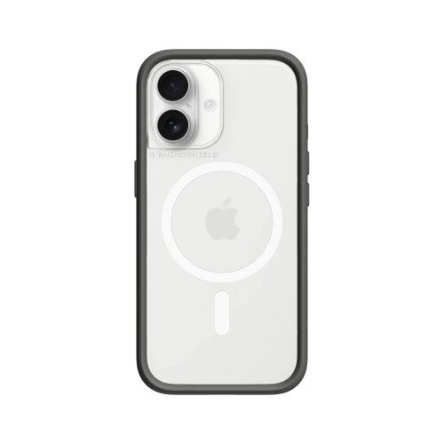 RhinoShield Mod NX Modular Protective Bumper Case with Backplate - MagSafe Compatible - iPhone 17 - Graphite