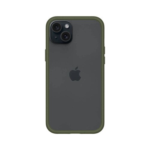 RhinoShield Mod NX Modular Protective Bumper Case - iPhone 15 Plus - Camo Green