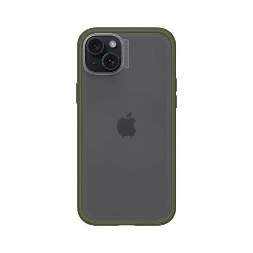 RhinoShield Mod NX Modular Protective Bumper Case with Backplate - iPhone 15 Plus - Camo Green