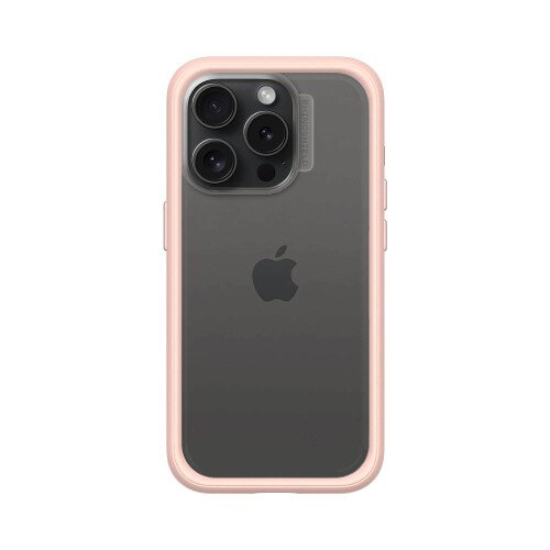 RhinoShield Mod NX Modular Protective Bumper Case with Backplate - iPhone 15 Pro - Blush Pink
