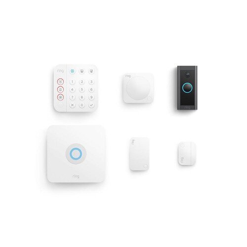 Ring Alarm Security Kit (2nd Generation) - 5-Piece + Video Doorbell Wired