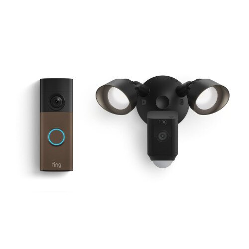 Ring Battery Doorbell (2nd Gen) + Floodlight Cam Plus, Wired
