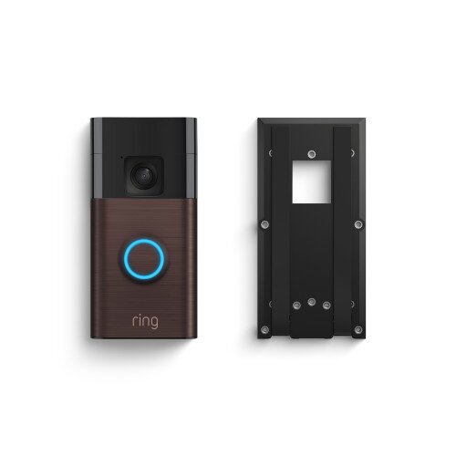 Ring Battery Doorbell + No-Drill Mount - Venetian Bronze