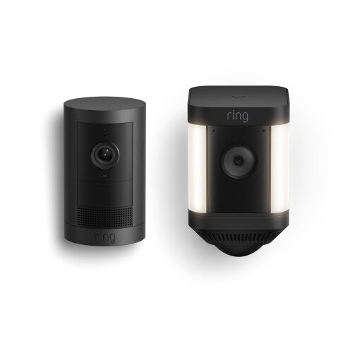 Ring Outdoor Cam Plus Battery + Spotlight Cam Plus Battery - Black