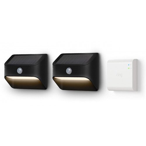 Ring Smart Lighting Solar Steplight + Bridge 2-Pack