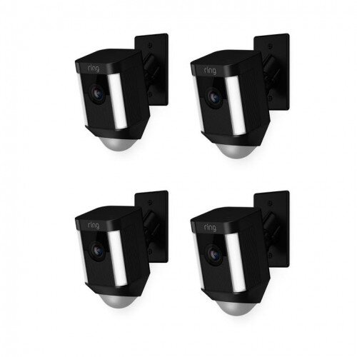 Ring Spotlight Cam Mount - Black - 4-Pack