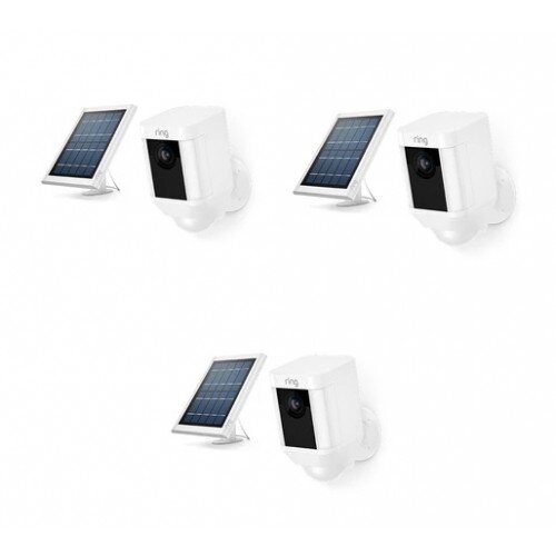 Ring Spotlight Cam Solar - 3-Pack - White