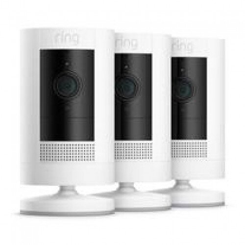 Ring Stick Up Cam Battery - 3-Pack - White