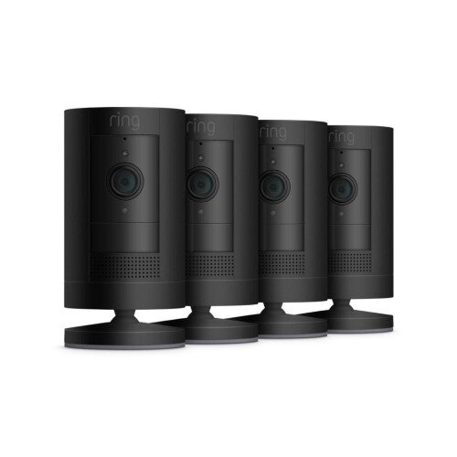 Ring Stick Up Cam Battery - 4-Pack - Black