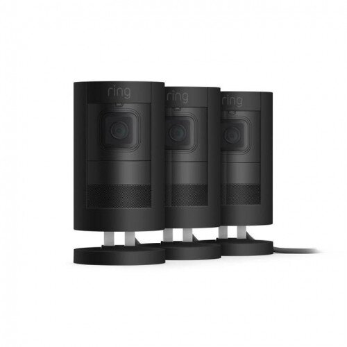 Ring Stick Up Security Camera Elite - Black - 3-Pack