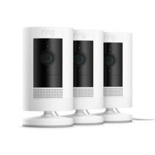 Ring Stick Up Security Camera Plug-In - 3-Pack