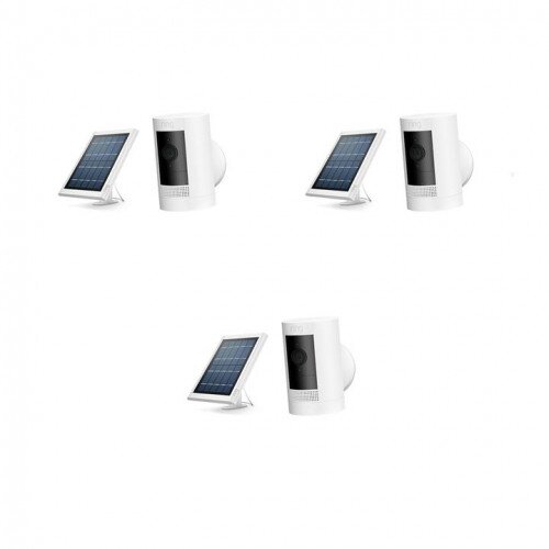 Ring Stick Up Security Camera Solar - 3-Pack