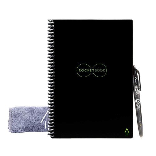 Rocketbook Core - Executive 6 in x 8.8 - Dot Grid - Infinity Black
