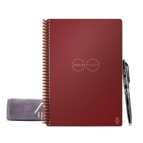 Rocketbook Core - Executive 6 in x 8.8 - Lined - Scarlet Sky