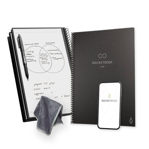 Order Rocketbook Core Reusable Notebook (Next Gen) - Letter - Dot Grid ...