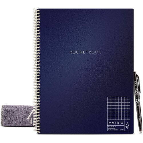 Rocketbook Matrix Graph Notebook - Blue
