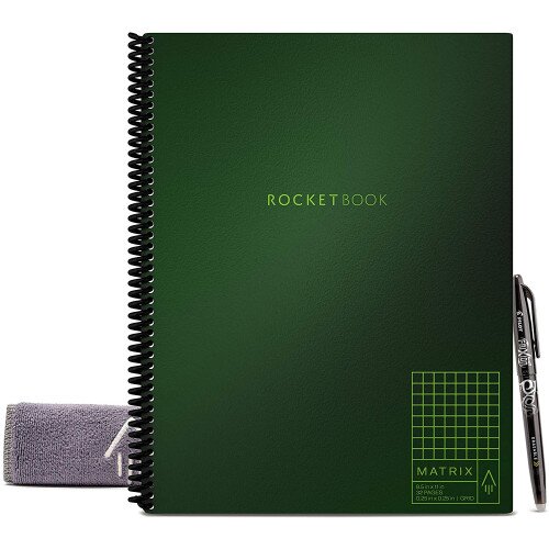 Rocketbook Matrix Graph Notebook - Green